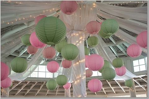 Casamento verde e rosa
