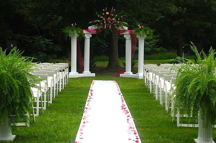 Casamento ao ar livre