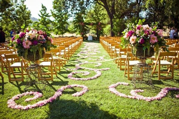 Casamento ao ar livre