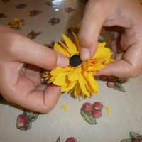 Flor de tecido - passo 6