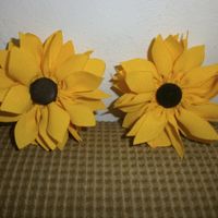 Flor de tecido - resultado
