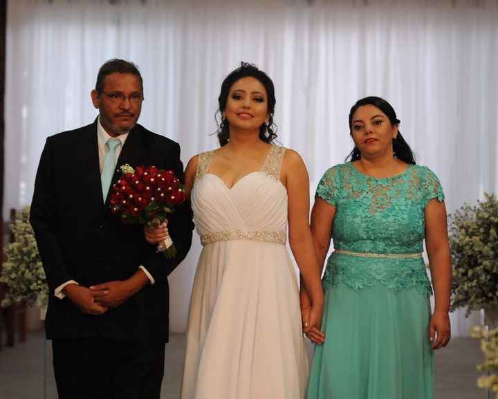 Entrada com os meus pais!