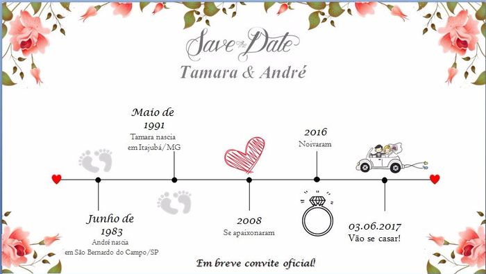 Meu SaveTheDate!
