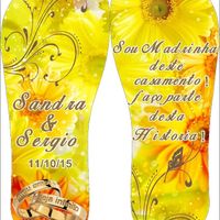 arte para os chinelos das dindas