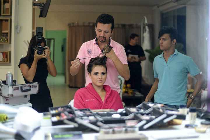 Meu penteado no grande dia.. - 3