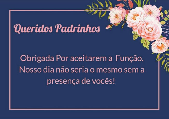 Manual dos padrinhos e madrinhas - 2