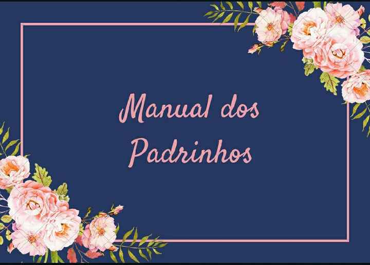 Manual dos padrinhos e madrinhas - 1