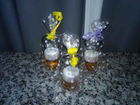 Lembrancinhas chá de Barnela.