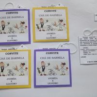 Convite chá de barnela!