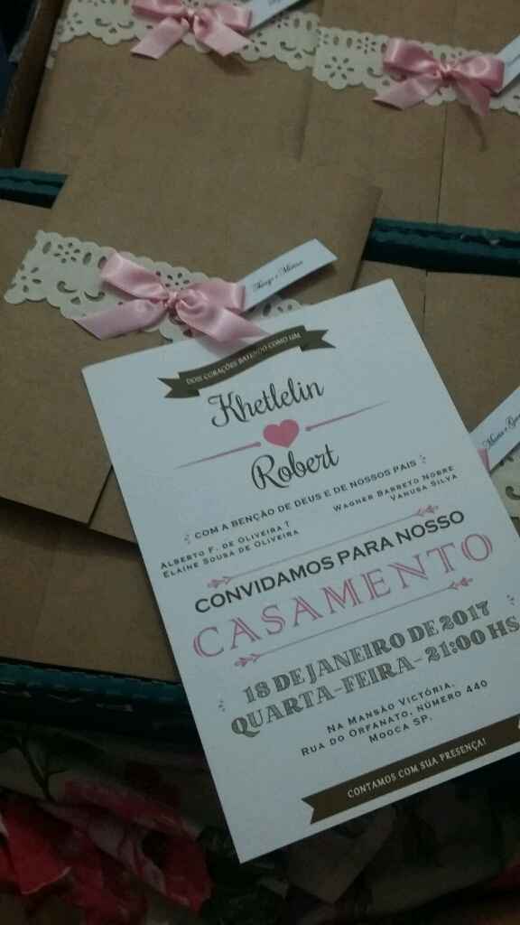 Meus convites chegaram - 1