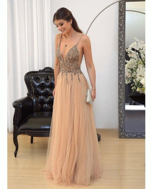 Opção 2 (Rosa chá ou nude c/dourado)