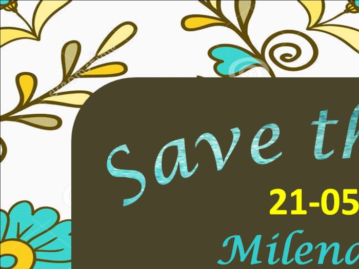 Save the date
