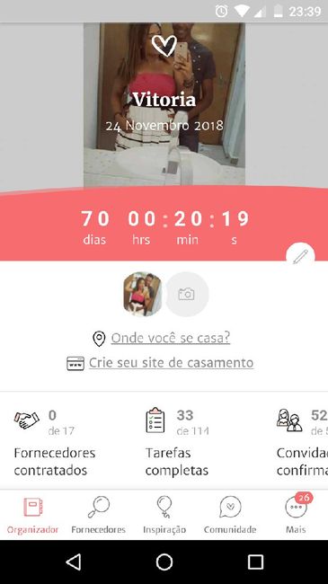 Quantos dias, horas e minutos faltam para seu grande dia???? - 1