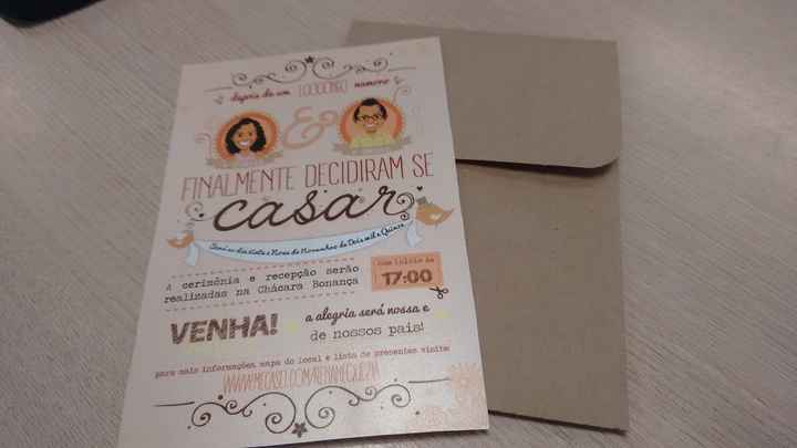Laranja com envelope