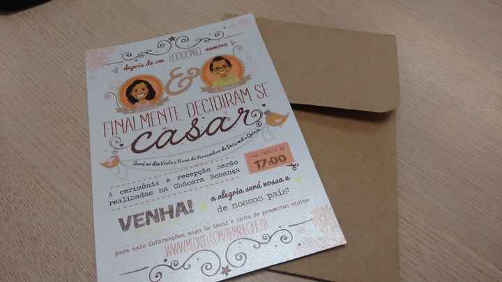 Branco com envelope