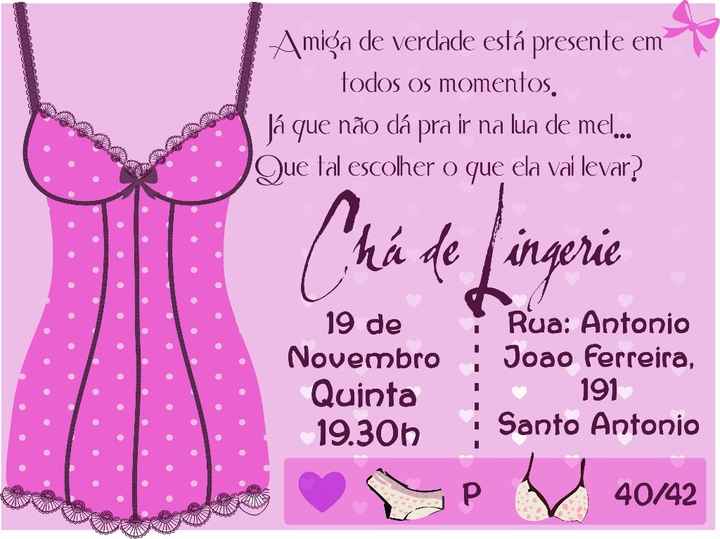 Chá de lingerie