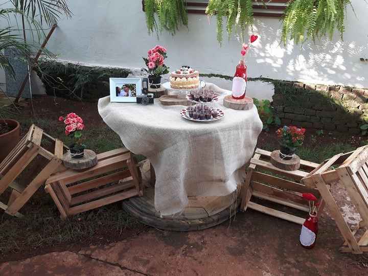 Decoração chá de panelas