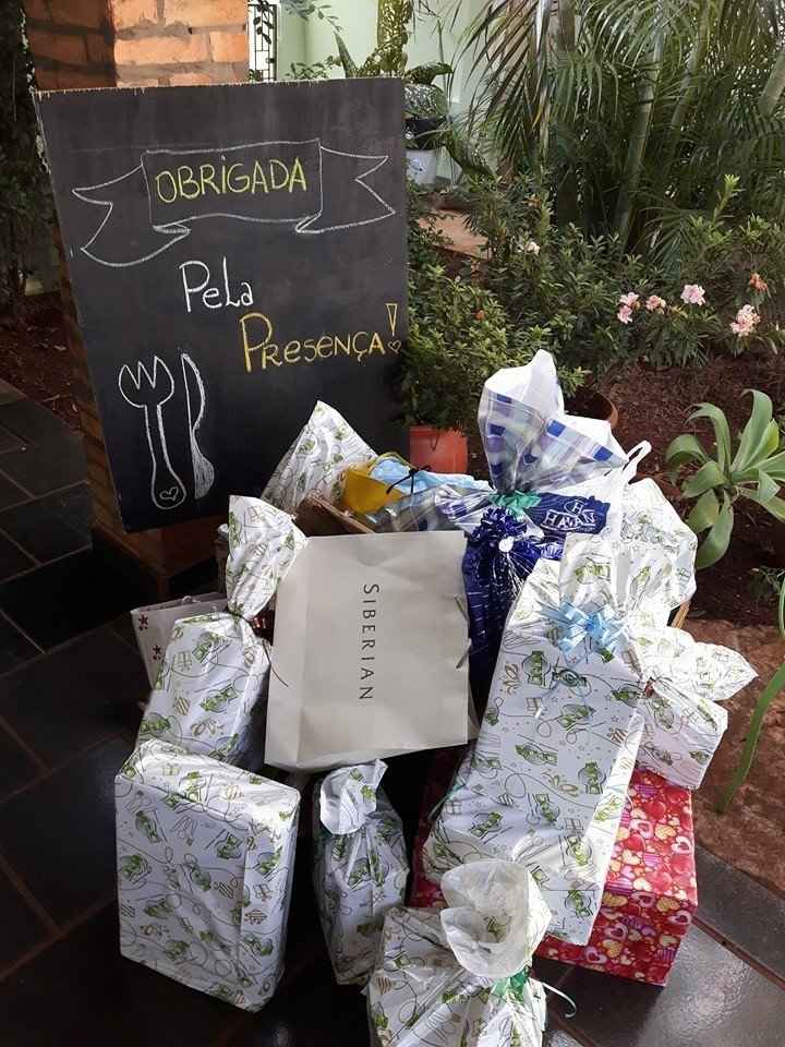 Presentes no cha