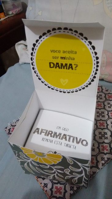 caixa com texto