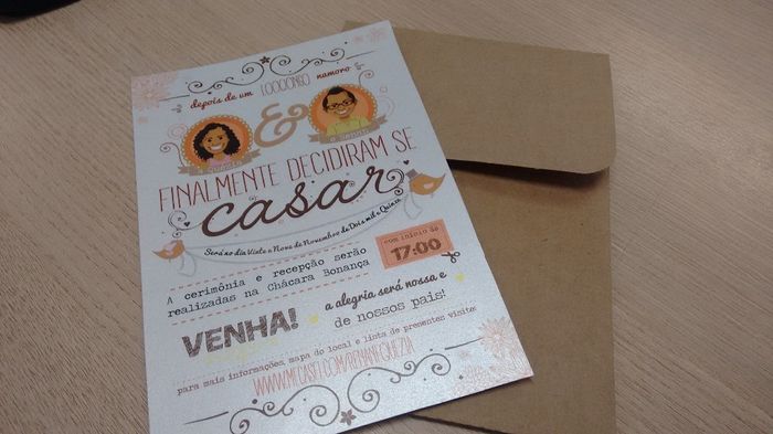 Branco com envelope