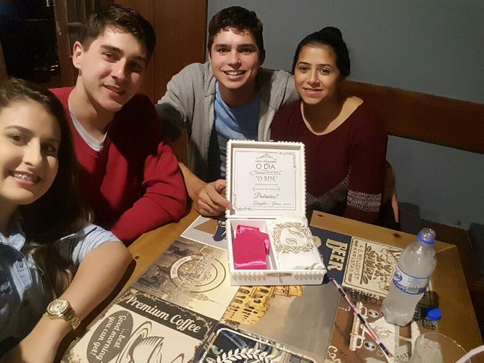 A entrega dos convites para os padrinhos.. - 2
