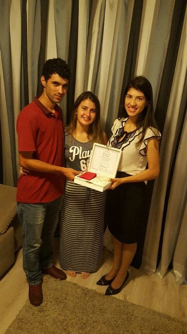 A entrega dos convites para os padrinhos.. - 5