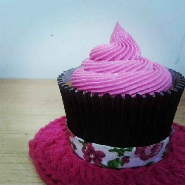 Bolinho perua - Cupcake com purpurina!