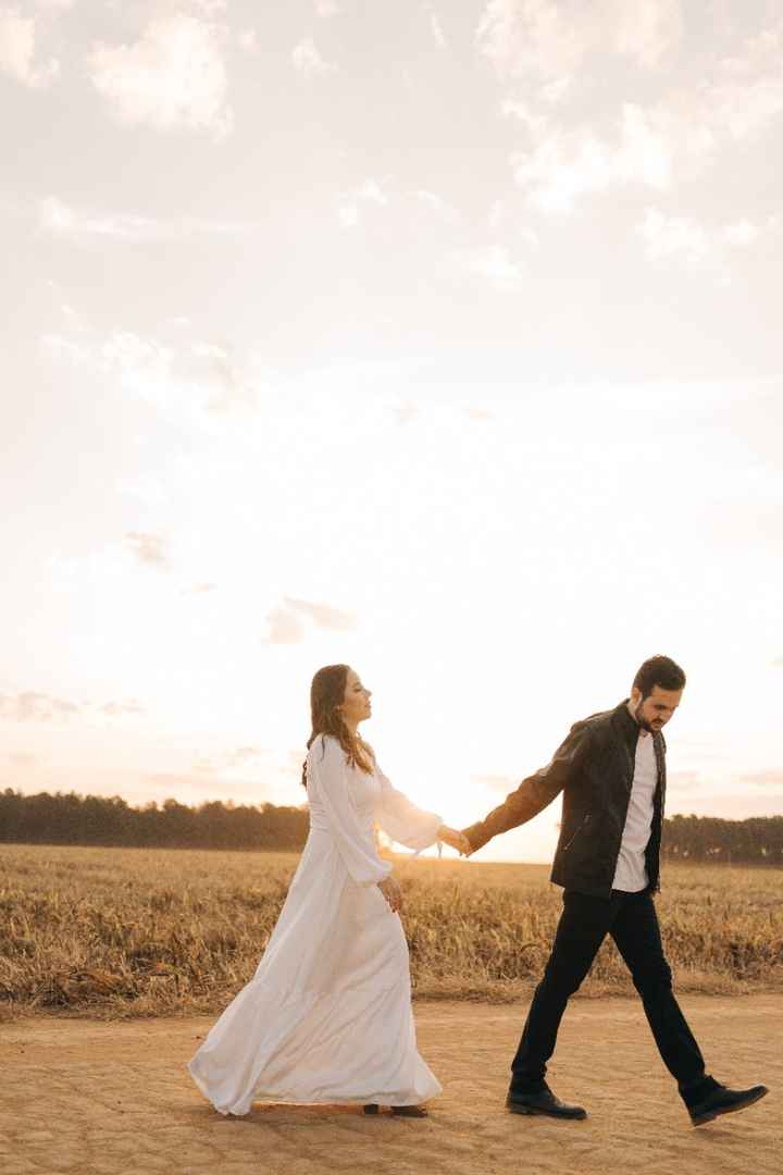 Vestido para fotos de pré wedding - 1