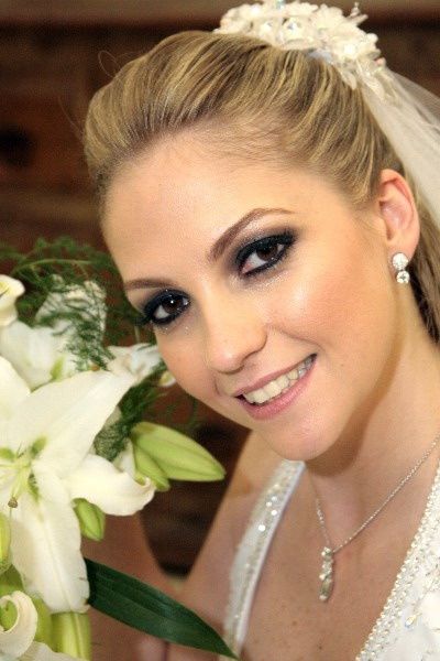 maquiagem linda e escura do jeitinho que eu quero! rs