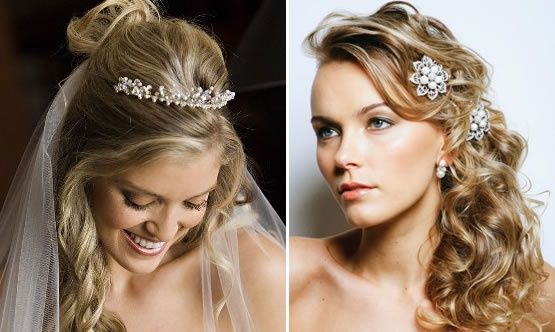 coroa de cabelo para noiva