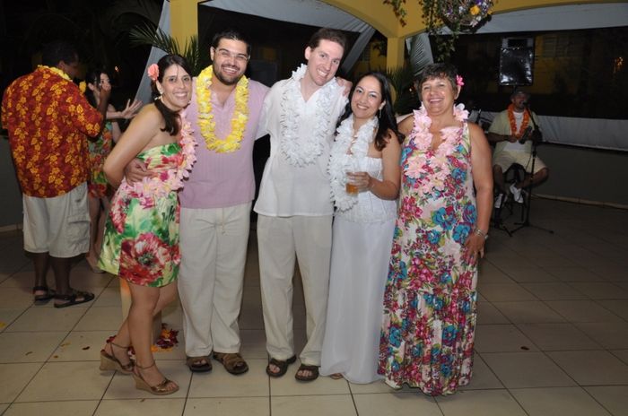 Casamento com tema Havaiano