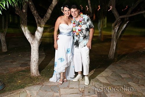 Casamento com tema Havaiano