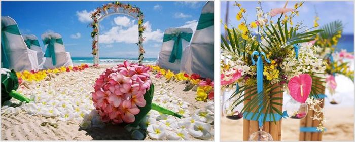 Casamento com tema Havaiano