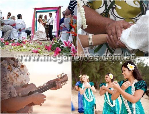 Casamento com tema Havaiano