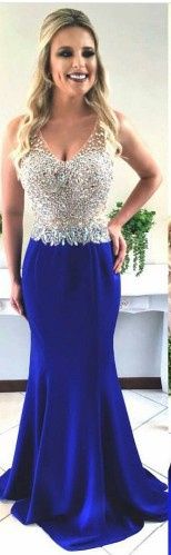 Azul com dourado 