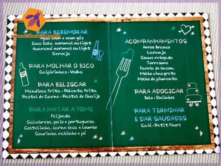 Ideia para Festa com tema boteco