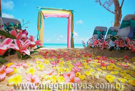 Casamento com tema Havaiano