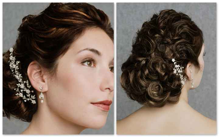 Cabelo de noiva preso