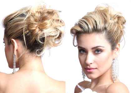 Cabelo de noiva preso