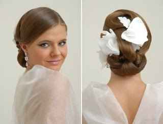 Cabelo de noiva preso
