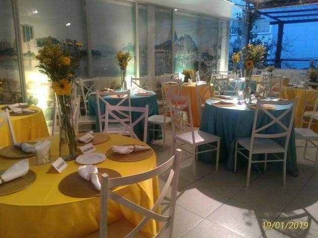 Salao decorado 