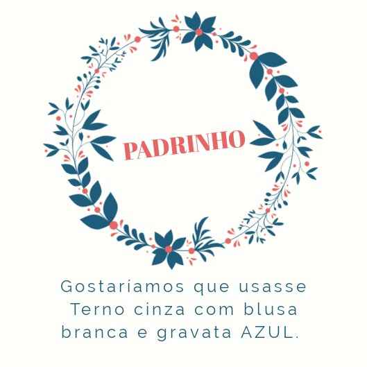 Convite dos padrinhos - 1