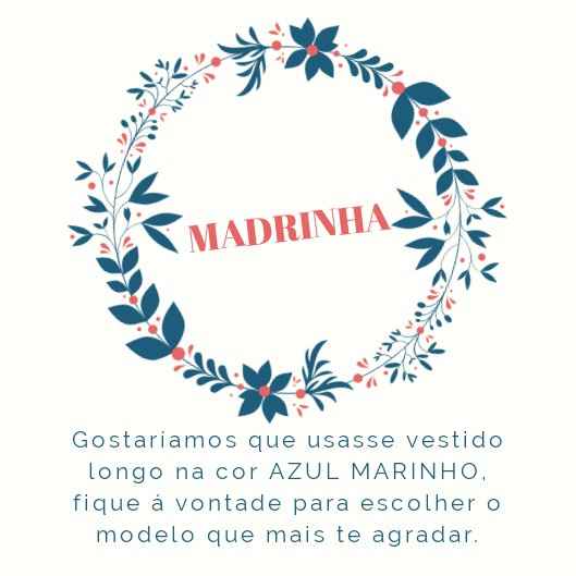 Convite dos padrinhos - 2