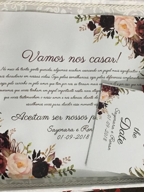 Ajuda mensagem para padrinhos - 1