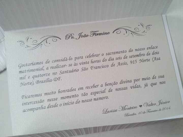 Convite para os padres...um momento de emoção - 1