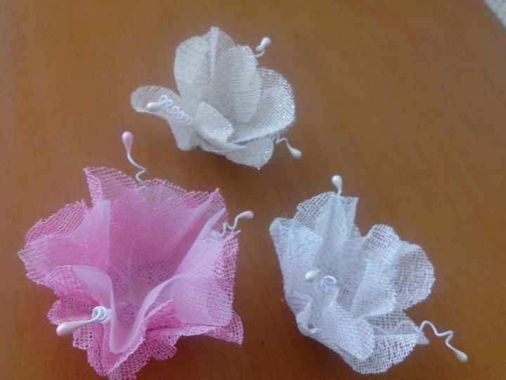 Forminhas feitas de juntace pistilo - 1