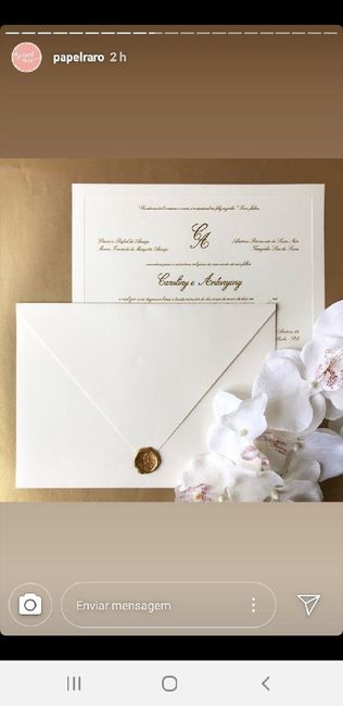 Convite de casamento 1