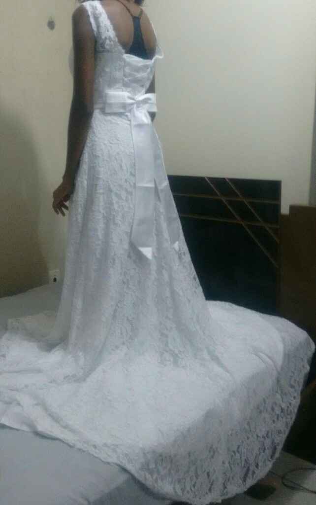 Meu vestido de noiva- chegou - 1