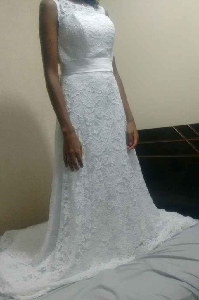 Meu vestido de noiva- chegou - 2