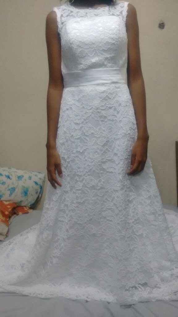 Meu vestido de noiva- chegou - 3